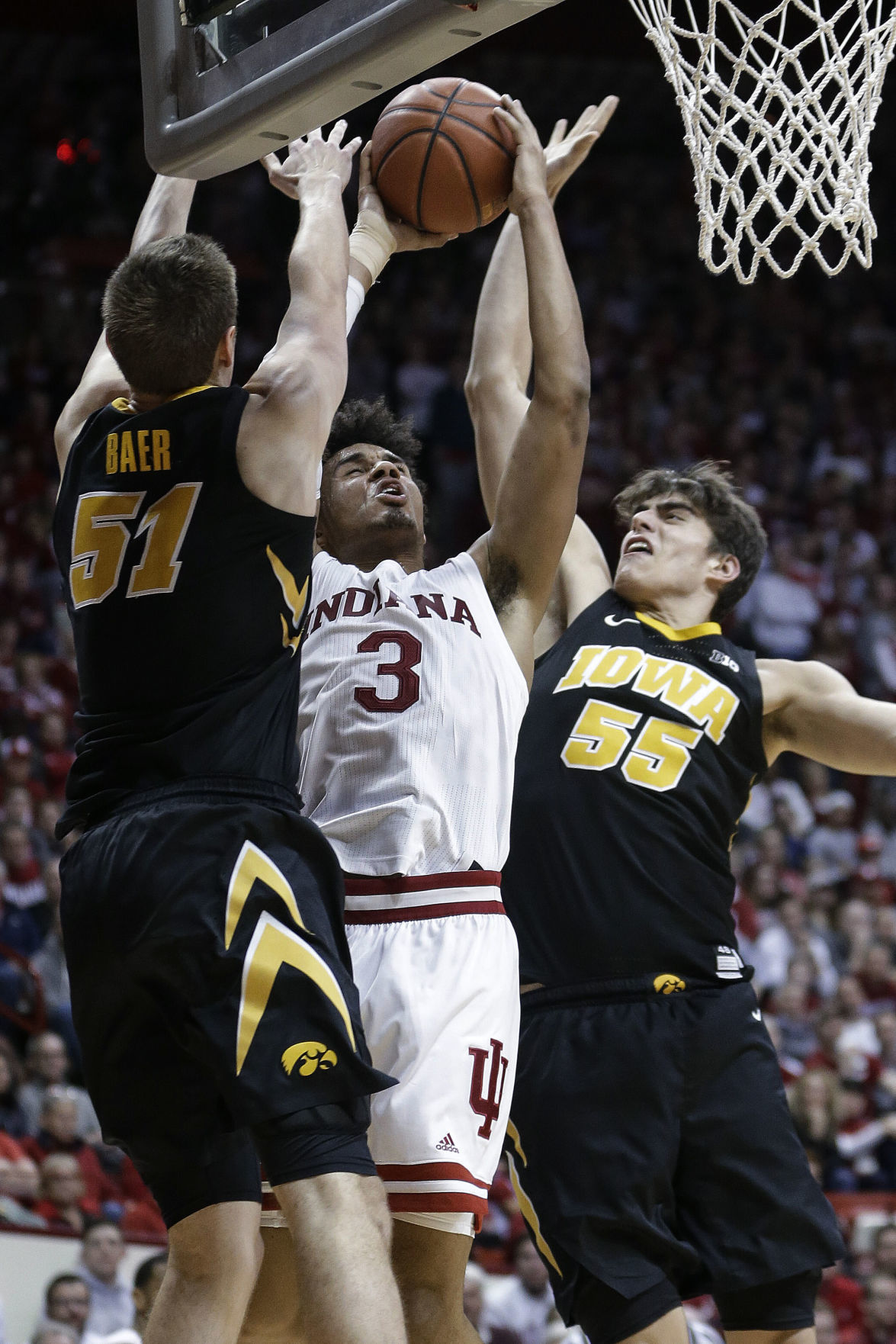 Iowa Indiana Basketball